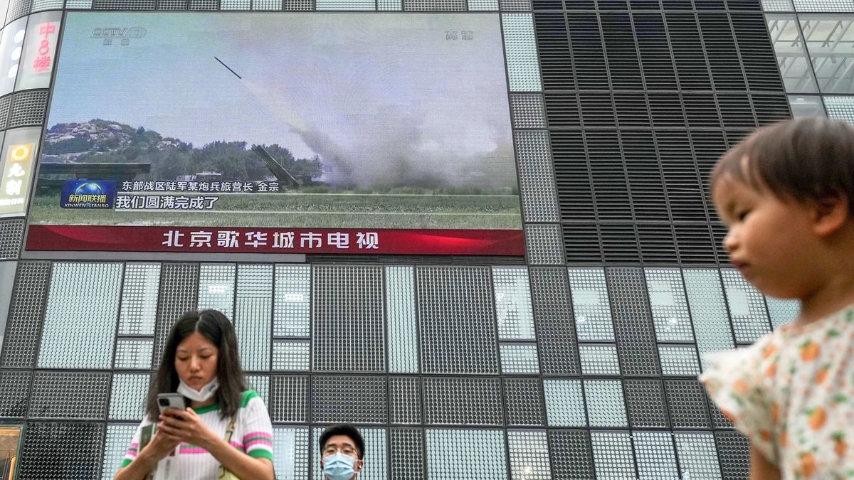 Čínská bojová letadla krátce narušila vzdušný prostor Tchaj-wanu